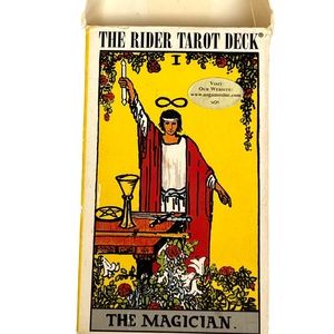 Vintage The Rider Tarot Card Deck 1971 Original The Magician w. Instruction Boo